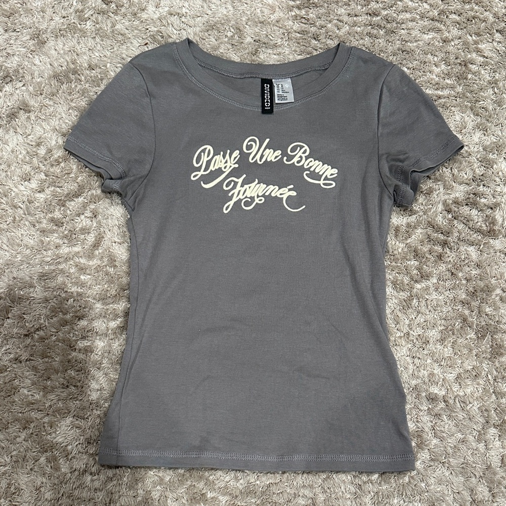 H&M Divided Gray Tee